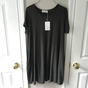 T shirt dress with pockets